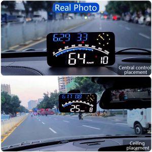 WiiYii V41 GPS HUD Head Up Display Car Speed Windshield Projector Auto Electronics Shift Reminder Water Temp KM/H MPH