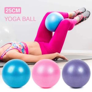 Joga Pilates Ball Akcesoria Fitness Warunt do ćwiczeń Balon Back Roller Sport Fitball w ciąży 25cm 240513