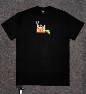 Kith Новая морковная коробка Cartoon Print Bugs Mins Sint Series Mens и Womens High Street Round Seck Sheck Forteve Tshirt2949751