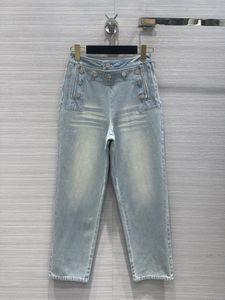 Women's Brand Same Style Jeans 2024 New Summer Autumn Fashion Designer Luxury Pants Women Jeans 0521-7