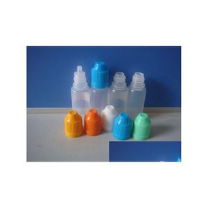 Packing Bottles Wholesale Pe Plastic Dropper 5Ml 10Ml 15Ml 20Ml 30Ml 50Ml With Colorf Childproof Caps Long Thin Tips For E Liquid Dr Dh0Rf