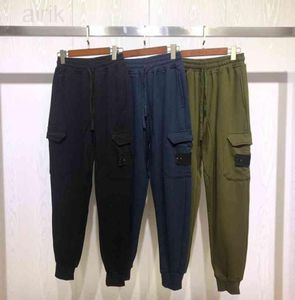 Mens Stylist Jogging Pants Fashion High Quality Beam Foot Trousers Solid Color Mens Stylist Pants Black Blue Green2384262
