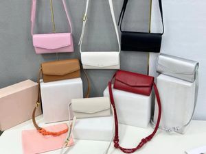 10 Eine hochwertige Tasche Luxus Crossbody Bags Designer Frauen Tasche Schultermodetasche Frauen weiße Sommer Designer Handtasche Schwarz Mini -Geldbörse Brown Pink