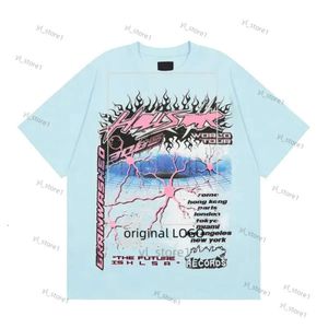 ヘルスタートTシャツ高級メンズTシャツファッションオリジナルヘルスタートティーコットントップクオットグラフィックTシャツクラシックヴィンテージストリートウェアサマーメンズ06E