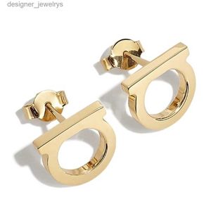 Luxury Brand C U D Letters Designer Brincos de garanhão amor retrô vintage bling diamante cristal em aço inoxidável anéis de ouvido jóias para mulheres para mulheres