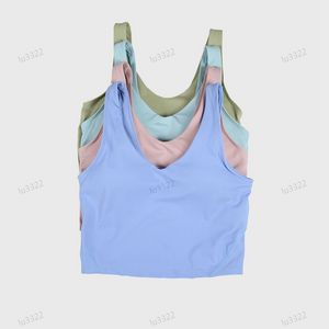 Women's Yoga Bra lingerie Summer U-shaped No Steel Ring Built-in Chest Pad Sports Bra for Women Gym Sleeveless Fitness Yoga Fashion Tank Top Bras