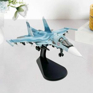 Aircraft Modle 1/100 Scale SU35 Flat Model Toy with Display Frame Series Alloy Fighter Suitable for Home Desktop Bedroom and Desktop Decoration s2452022