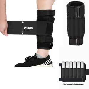 Einstellbare Knöchelgewichte unterstützen Klammerschneider Running Walking Crossfit Legs Krafttraining Schock Guard -Fitnessgeräte XA179L 240509