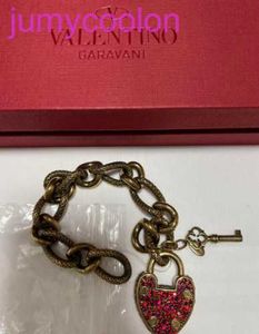 AA Vallenot Top Edition Designer Delicate Armband Armband Gold Heart006578 Original 1to1 med låda