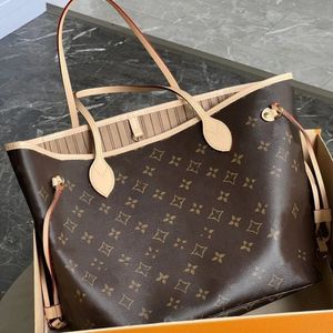 Оригинал Luis Viton Neverfulls MM GM Дизайнерская сумка Crossbody Luxury Louiseviution Tote Bag Surror Качество монограммы кошельки и сумочки Sace Luxe Dhgate New