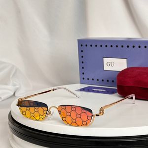 Designer Gu Sonnenbrille für Frauen klassische Buchstaben polarisierte Brille Quadrat Rahmen Außengläser für Mann Frau sexy Reisebrillen Mischen Sie Farbe Optionales schönes Geschenk