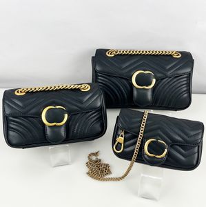 Sacchetto designer sponneate borse di lusso borse di lusso di alta qualità da donna cross body classico tote 3 dimensioni di lusso di qualità vera pelle con sacchetto di numeri di serie