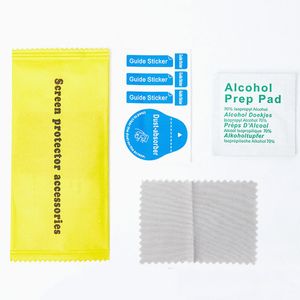 3in1 Dry-Wet Wipe Cleaning Pads Alcohol bag for Tempered Glass Screen Protectors cleaning tools with cloth Dust Absorber for iphone Samsung ipad galaxy tab xiaomi