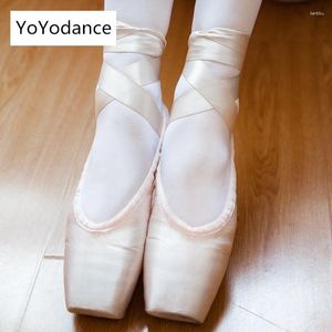 Dance Shoes 2024 On Sale Women Quality Ladies Professional Ballet Pointe With Ribbons Woman Zapatos De Baile 4024