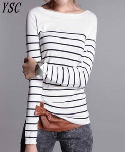 Yunshucloset Women039s Pullover Stick Cashmere Woll Sweater Stripe S Frau Winter Kleidung Pullover 5014803