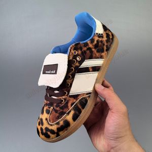 Wales Bonner Silver Leopard Pony Tonal Cream White Core Black Sporty Rich Consortium Cup End Ecrtin Brown Designer Skate Shoes Män Sneakers 36-45 Sport NLH