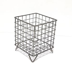 Sharkbang Metal Square Cashtop Basket Makeup Sortup Storage Organizer Black Silver Gold Holder Supports Support