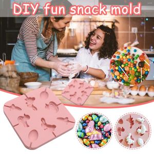 Baking Moulds Lollipop Easter Silicone Carrot Eggs Chocolate Cake Mould