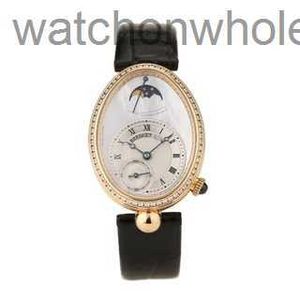AAA Luxury Breguat Watches Designer for Women High Quality Skórzany zespół Neapol Queen 18K Original Diamond 8908Ba/52/964/D00D Automatyczne maszyny