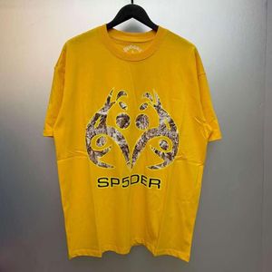 55555 Tee Designer Sp5ders Tshirt футболки высококачественные футболки с новой молодой пеной для мужчин и женщин.