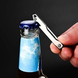 Folding Stainless Art Steel With Bottle Opener Mini Keychain Knife Portable Replacement No.11 Blade 266A78