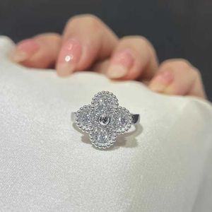 Знаменитый дизайнер Vanly Rings для Lovers High Lucky Full Diamond Ring с золотым модным и персонализированным с оригинальной коробкой для логотипа Vanly
