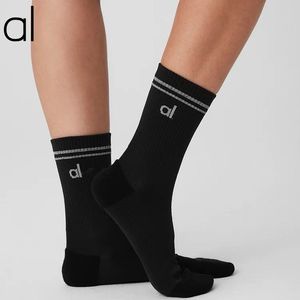 AL-339 Women Yoga Socks Indoor Fitness Dance Two Bars Cotton Yoga Socks Fashion Casual Socks