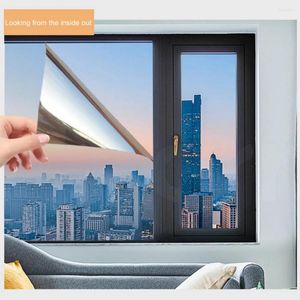 Window Stickers Insulation Film Solar Reflective Mirror Color Self Adhesive Anti UV Sun Blocking Heat Control Reflect Sticker