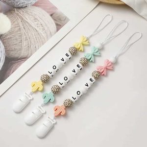 Pacifier Holders Clips# Cute baby pacifier clip denture holder silicone arch princess gift teeth girl accessories newborn teeth toy d240521