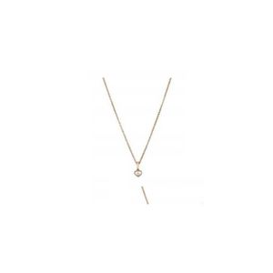 Pendant Necklaces Chopard Chopin Love Necklace Black 18K Rose Gold Heart Female Luxurys Designers Jewelry8733247 Drop Delivery Jewelry Otkor