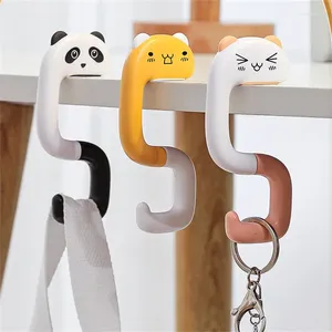 Hooks Mini Cute Desk Hook Creative Animal Shaped Bag Handbag Hanger Purse Clasp Household Office Table Side