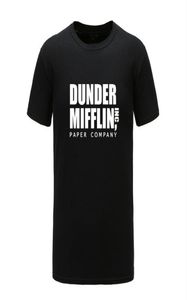 SHIRT SHIRT AZIENDA MANSEVE SHEVE THE SHOW TV OFFICI DUNDER MIFFLIN THIRT CREW CREW TEE TEE CAMPE