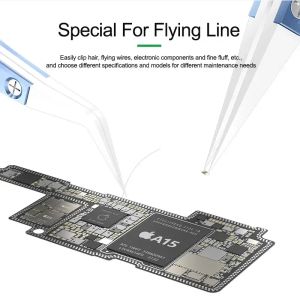 RELIFE RT-11E RT-15Eサーキットボード用デジタルエレクトロニクス修理チタン合金0.007mmフライングワイヤーピンセット用