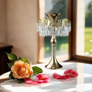 Acrylic Wedding Vases Centerpieces Decoration Road Lead Tall Flower Holder Wedding Stage Decoration Flower Wall Background