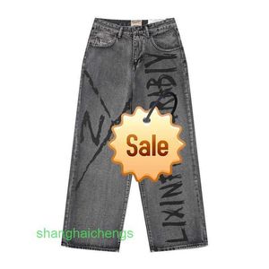 Męskie dumpt Dumpt Dumpt Designer Casual Pants transgraniczne retro w trudnej sytuacji atrament spryskanie modne High Street etduh