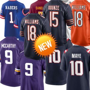 2024 Draft Jersey Men women youth Kids 13 Caleb Williams 5 Jayden Daniels 10 Drake Maye 18 Marvin Harrison Jr. 9 J.J. McCarthy 8 Malik Nabers Rome Odunze Football Jerseys