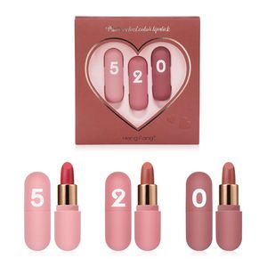 Hengfang Matte Lipstick Present Box Unicorn Tears Mouth Red Lip Glaze Brand Set Affordable Student H144