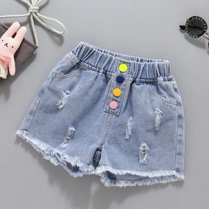Kids Baby Girls Denim Shorts Children Casual Wear Infant Toddler Summer Clothing Fashion Short Jeans 4-13 Years