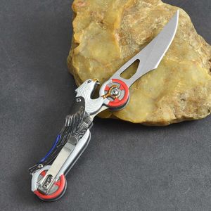 Hardness Creative Stainless High Steel Camping Folding Knife, Portable And Self-Defense Small Knife For Outdoor Use 1B79a3