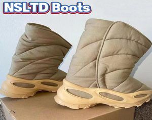新しいNSLTDブーツニットRNRブーツSULデザイナーメンズニーハイウィンタースノーブーティーソックススピードスニーカーカキメン女性靴防水暖かい靴カジュアルスニーカー8575199