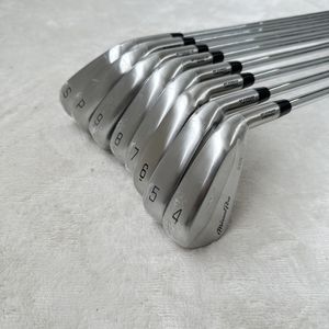 Nowe 8pcs kluby golfowe Irons Miznopro 225 Hot Metal Set 4-9ps Flex Steel Saft z osłoną głowy DHL UPS Fedex