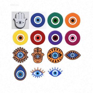 Wholesale Jo Clog Shoe Charms Evil Eyes Clog Shoe Charms for Clog Shoes Decoration Custom Clog Charm Fast Shipping