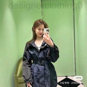 Women's Jackets Designer 2024 New Windproof Coat Women's Waist Shorted Coat EU7Q