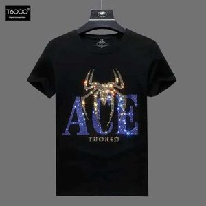 Camisetas masculinas de alta qualidade Hot Diamond T-Shirt Grande Tamanho Grande