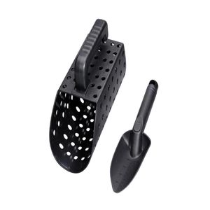Professional Hand Tool Sets Metal Detector Sand Scoop Shovel Set Stainless Steel Beach Digging Filter Accessories Underground Drop D Dh4Ng
