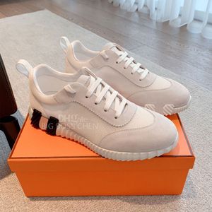 Toppkvalitet klassisk plattform mesh tyg snörning tennisskor platt låg topp casual bunway sneakers sko mans kvinnor lyxdesigner tränare sportskor 35-46 män