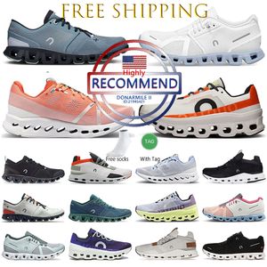 Free shipping high quality shoes running men cloudswift monster running stratus women nova monster All Black White Pearl Glacier mens Womens with box