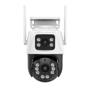 P6S di alta qualità P6S QQ6 4K 8MP HD Camera WiFi Visione a colori Visione Night Vision Rilevamento IP camme IP66 IP66 IP66 Imploratura Imploro -lente PTZ CCTV Surveillance Camera