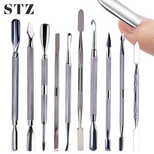 Nails Cuticle Pusher Gel Polish Remover Material Profissional Acessórios de unhas Dead Skin Cleaner Pedicure Manicure Tools #01-16