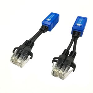 2Prairs Poe Combiner UPoe Two Poe Camera använde en Poe -kabelanslutningar Passiv strömkabel Ethernet Poe Adapter RJ45 Splitter Kit